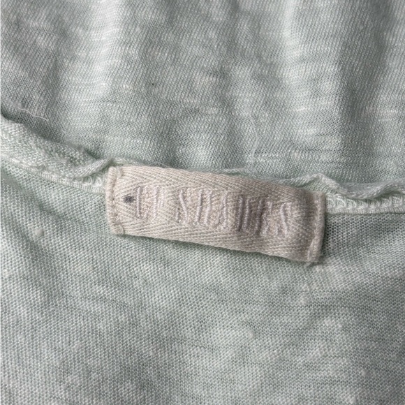 Cp shades oversized Mint Green sleeveless summer beach Tank linen Top sz medium - Picture 3 of 16